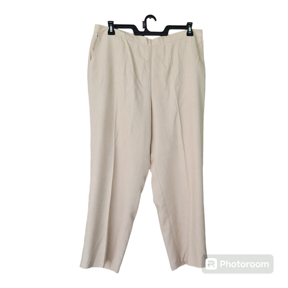 Alfred Dunner Textured Trouser - Picture 2 of 6